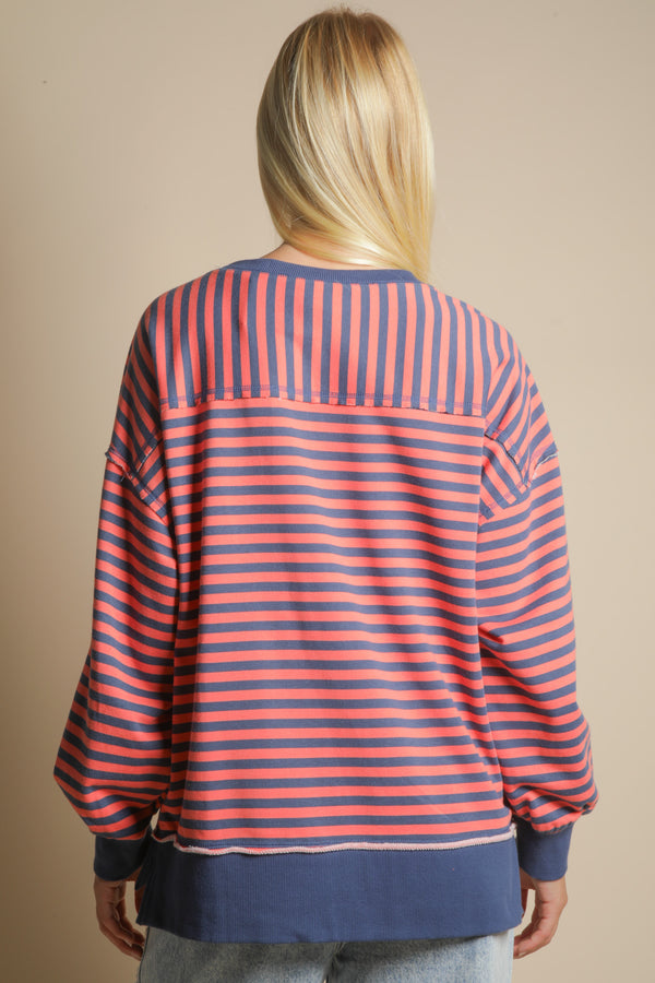 The Attic Boutique Janae Stripe Top (PREORDER)  - The Attic Boutique