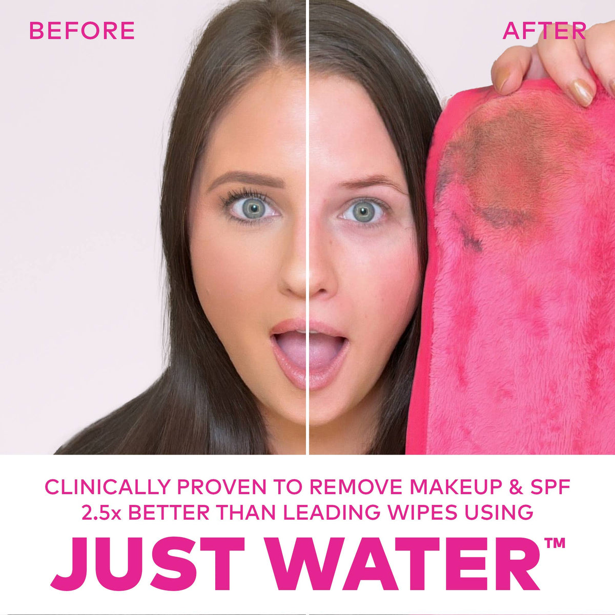 The Original MakeUp Eraser Pink MakeUp Eraser PRO  - The Attic Boutique