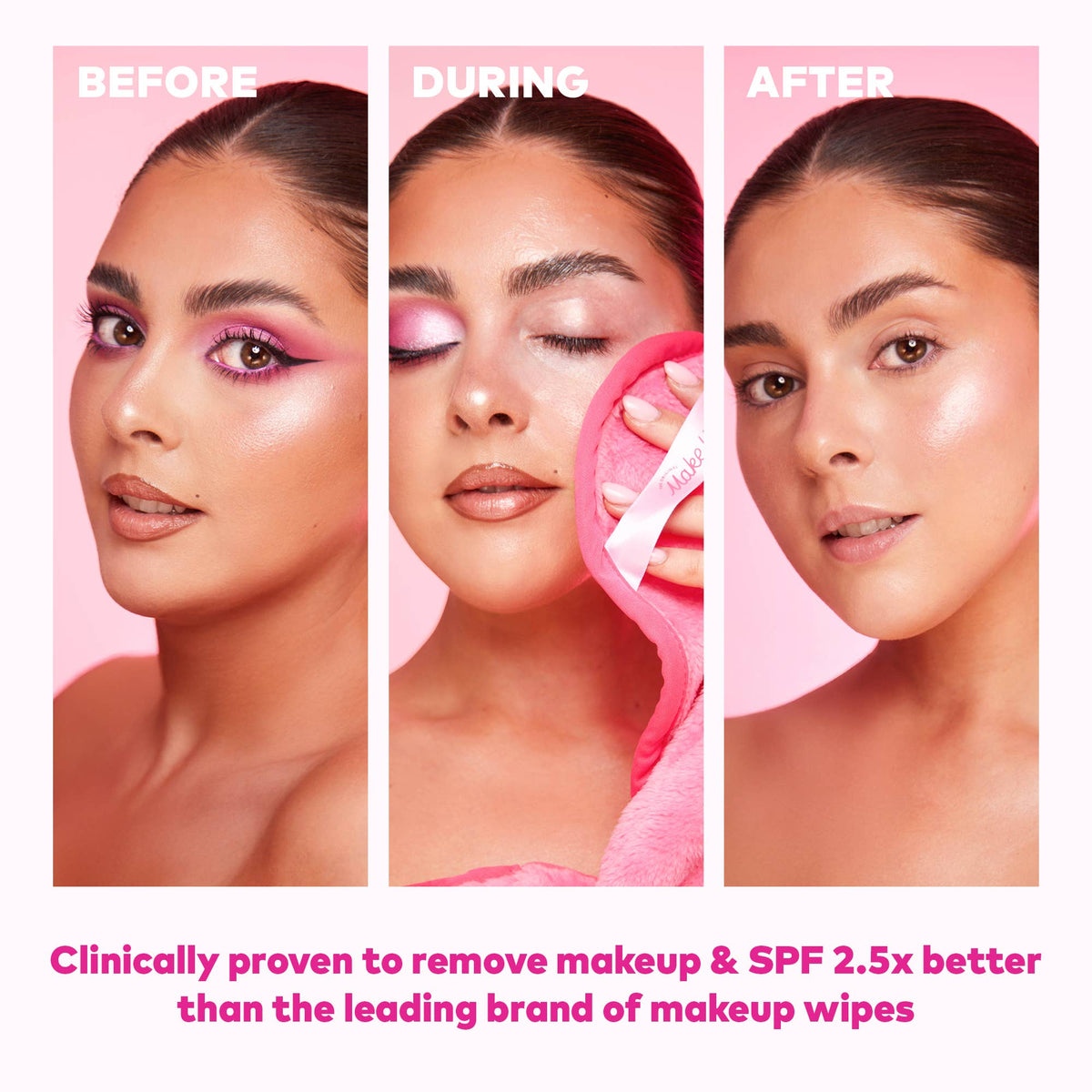 The Original MakeUp Eraser Pink Mini MakeUp Eraser PRO  - The Attic Boutique