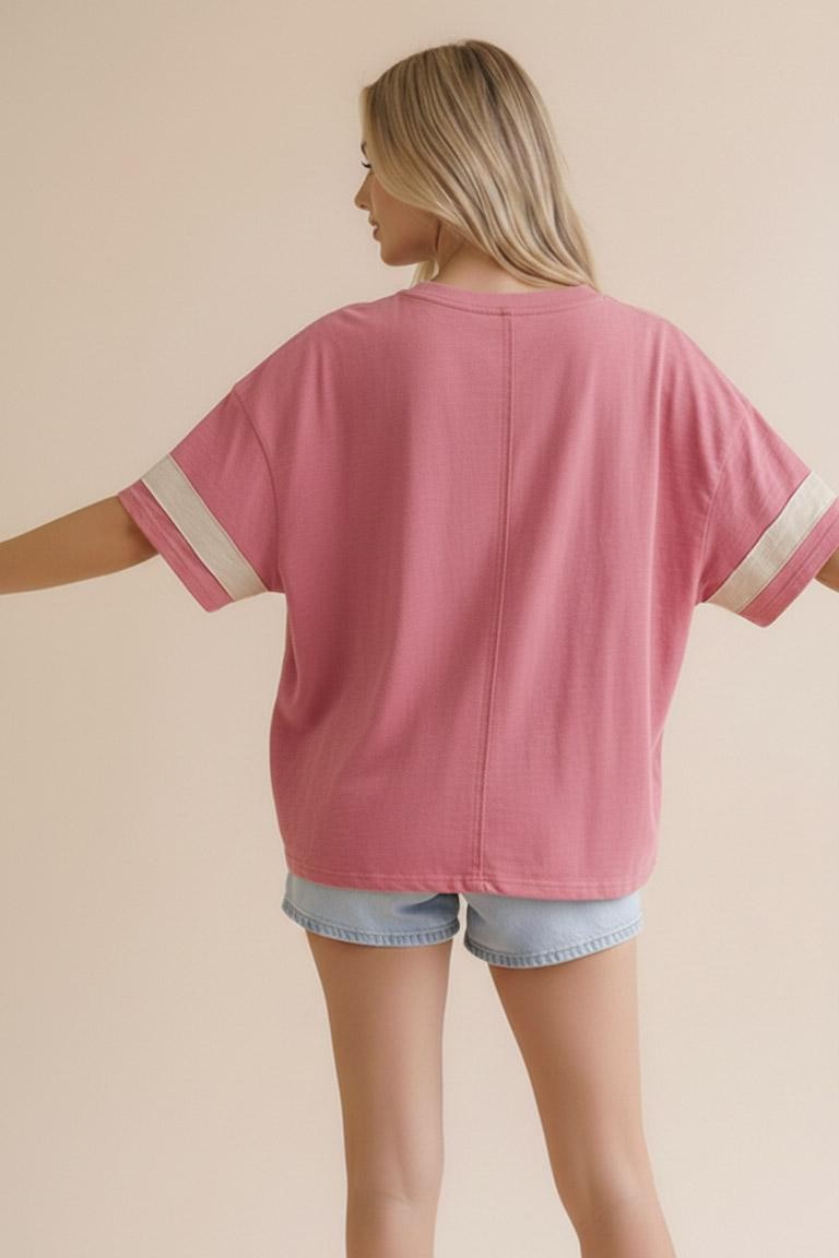 The Attic Boutique Vintage Pink Star Patchwork Top Apparel & Accessories - The Attic Boutique