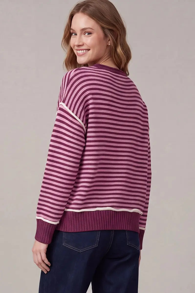 Marissa Stripe Sweater Top