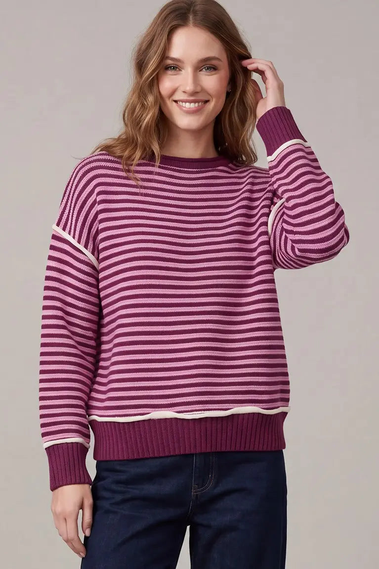 Marissa Stripe Sweater Top