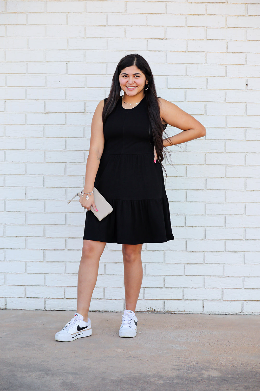 Another Love Harley Black Tank Dress Dress - The Attic Boutique