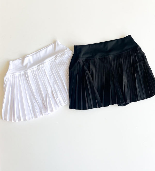Suzette Collection Black Pickle Ball Skirt  - The Attic Boutique