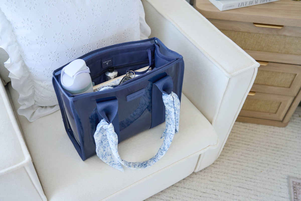 Tote Bag Organizer - Oxford Navy (Medium)