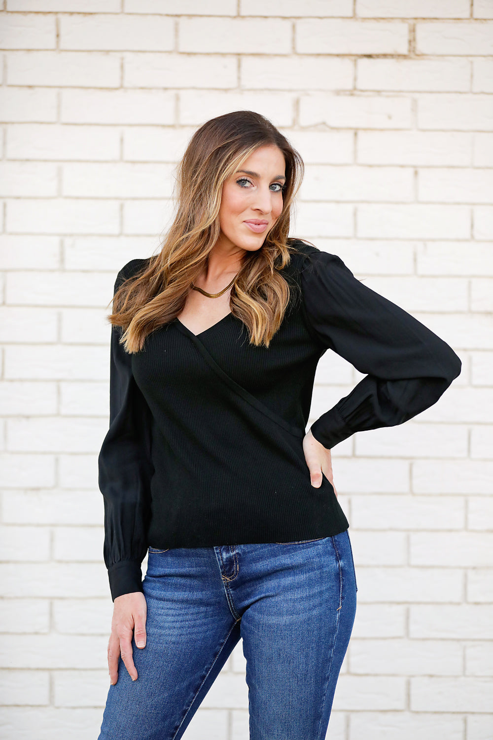 Another Love Darcy Black Top  - The Attic Boutique