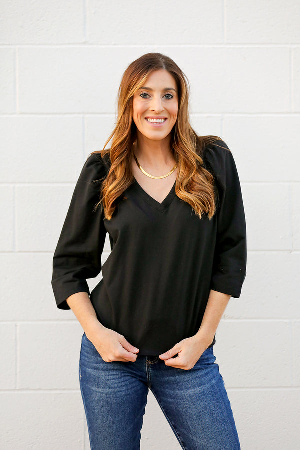 Another Love Zada Gathered Top  - The Attic Boutique