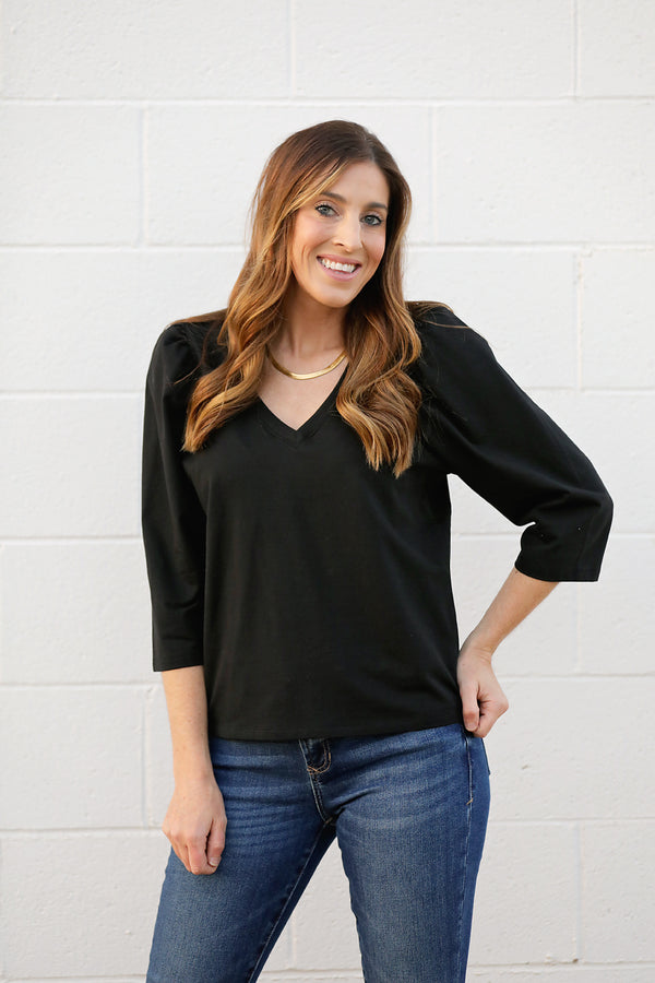 Another Love Zada Gathered Top  - The Attic Boutique