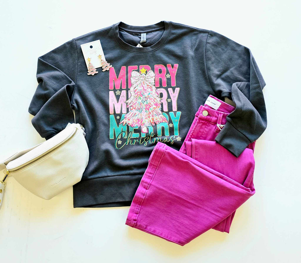 The Attic Boutique Merry Merry Sweatshirt Sweatshirt - The Attic Boutique