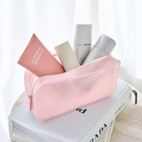 The Attic Boutique Ballet Pink Twinkle Jelly Makeup Bag Bags - The Attic Boutique