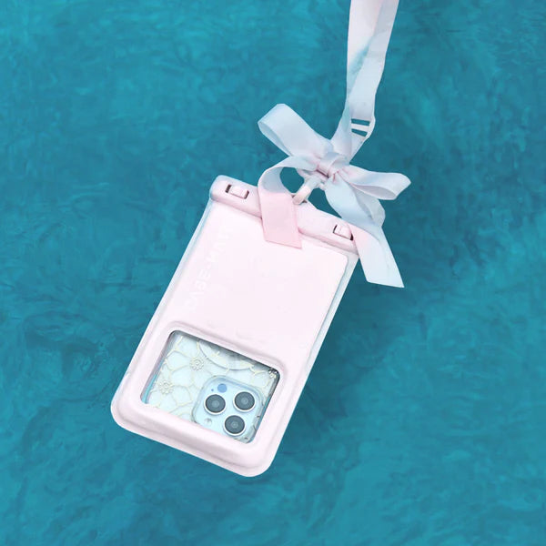 Ballet Pink Bow Waterproof Floating Pouch