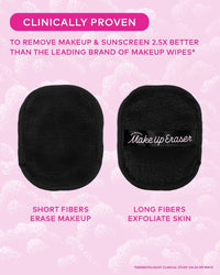 The Original MakeUp Eraser Black 7-Day Set MakeUp Eraser  - The Attic Boutique