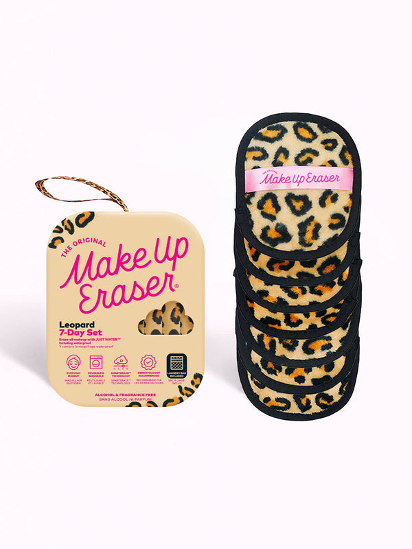 The Original MakeUp Eraser Leopard 7-Day Set | MakeUp Eraser  - The Attic Boutique