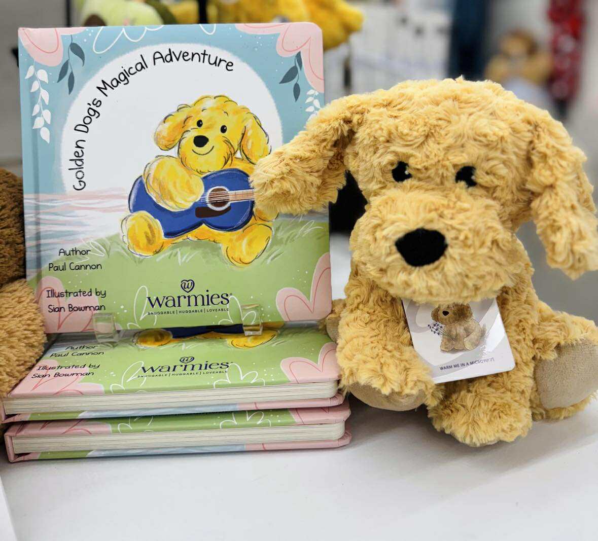 Warmies Golden Dog's Magical Adventure Book  - The Attic Boutique