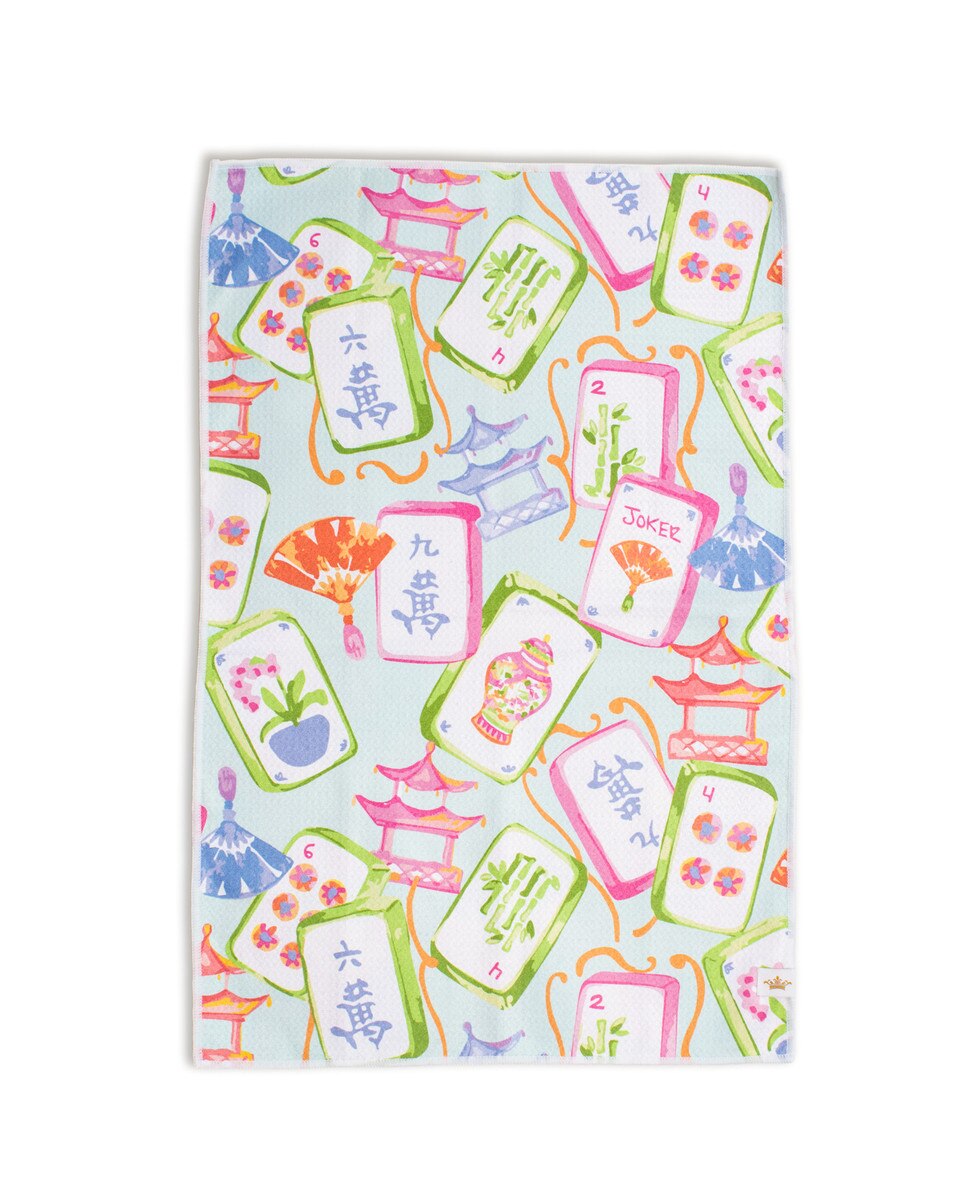Mahjong Kitchen Towel Multi