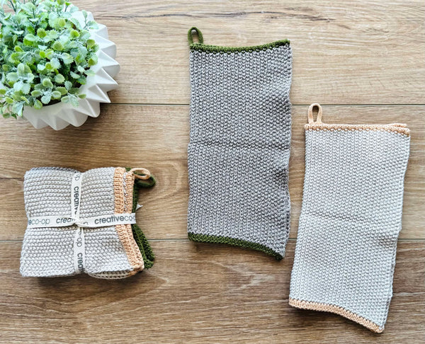 The Attic Boutique Loop Cotton Dish Cloth  - The Attic Boutique