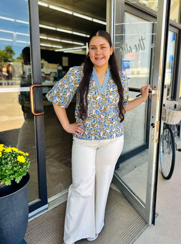 ee:some Jane Botanical Top  - The Attic Boutique