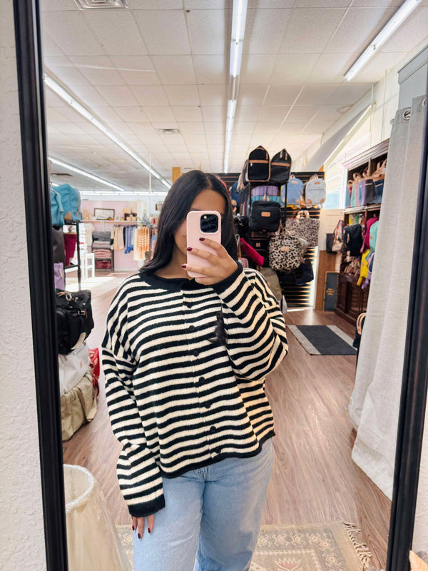 By Together Kelsey Black Cardigan  - The Attic Boutique