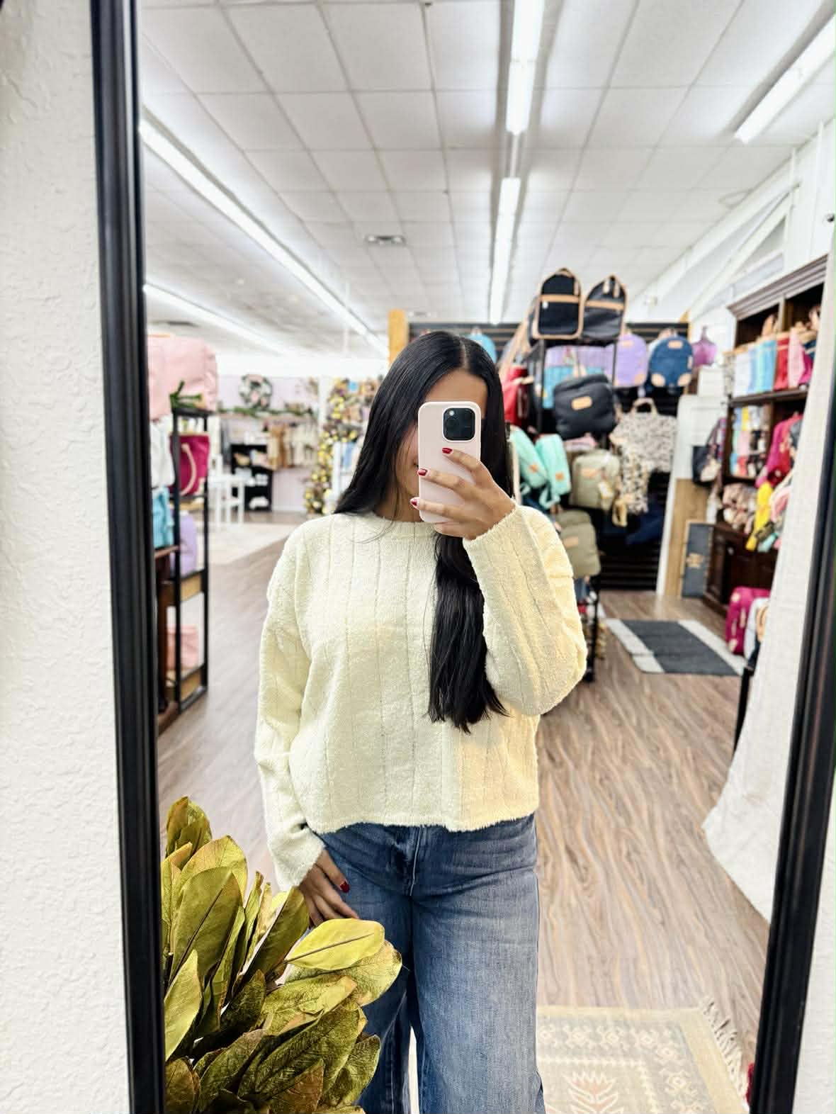 The Attic Boutique Cozy Cream Sweater  - The Attic Boutique