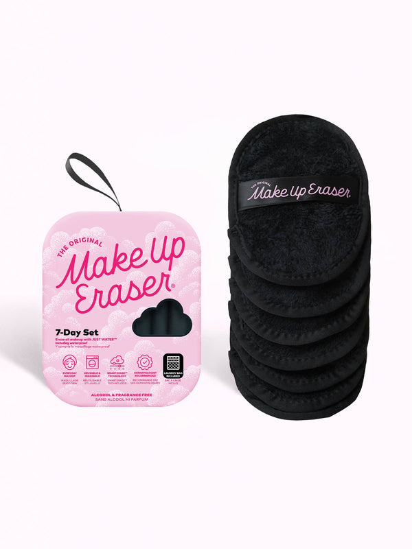 The Original MakeUp Eraser Black 7-Day Set MakeUp Eraser  - The Attic Boutique