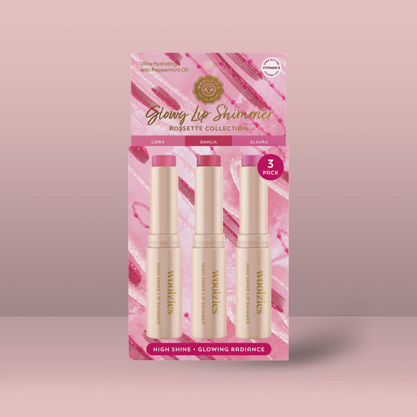 Woolzies Rosette Lip Shimmer Trio  - The Attic Boutique