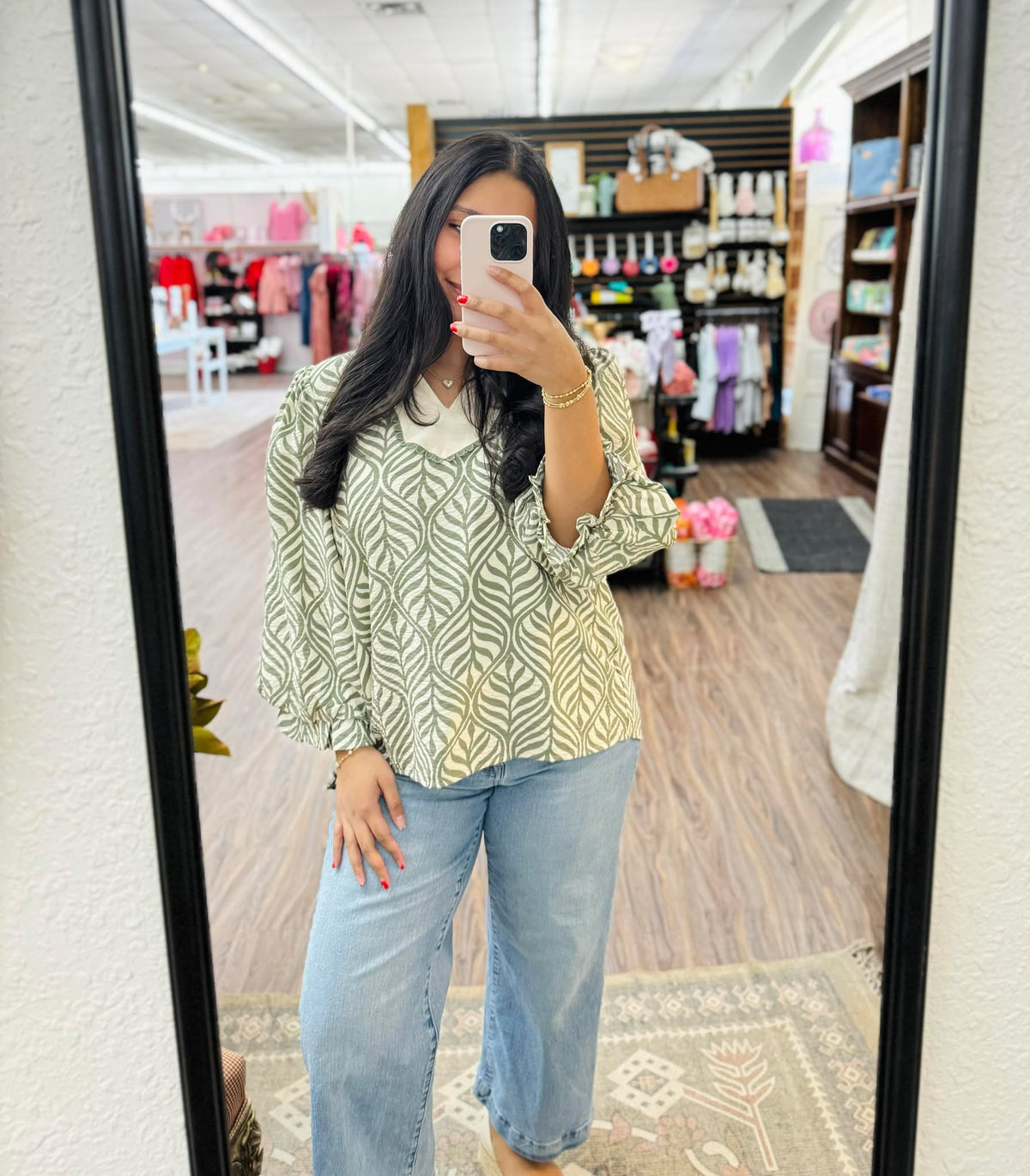 Jodifl Vienna Sage Boho Top  - The Attic Boutique