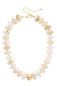 San Sebastián Beaded Resin Necklace