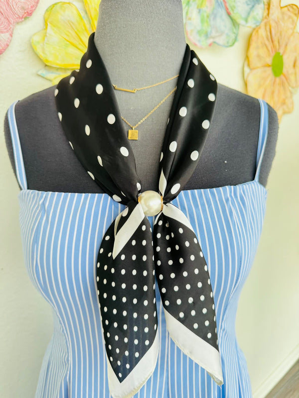 The Attic Boutique Pearl Scarf Necklace  - The Attic Boutique