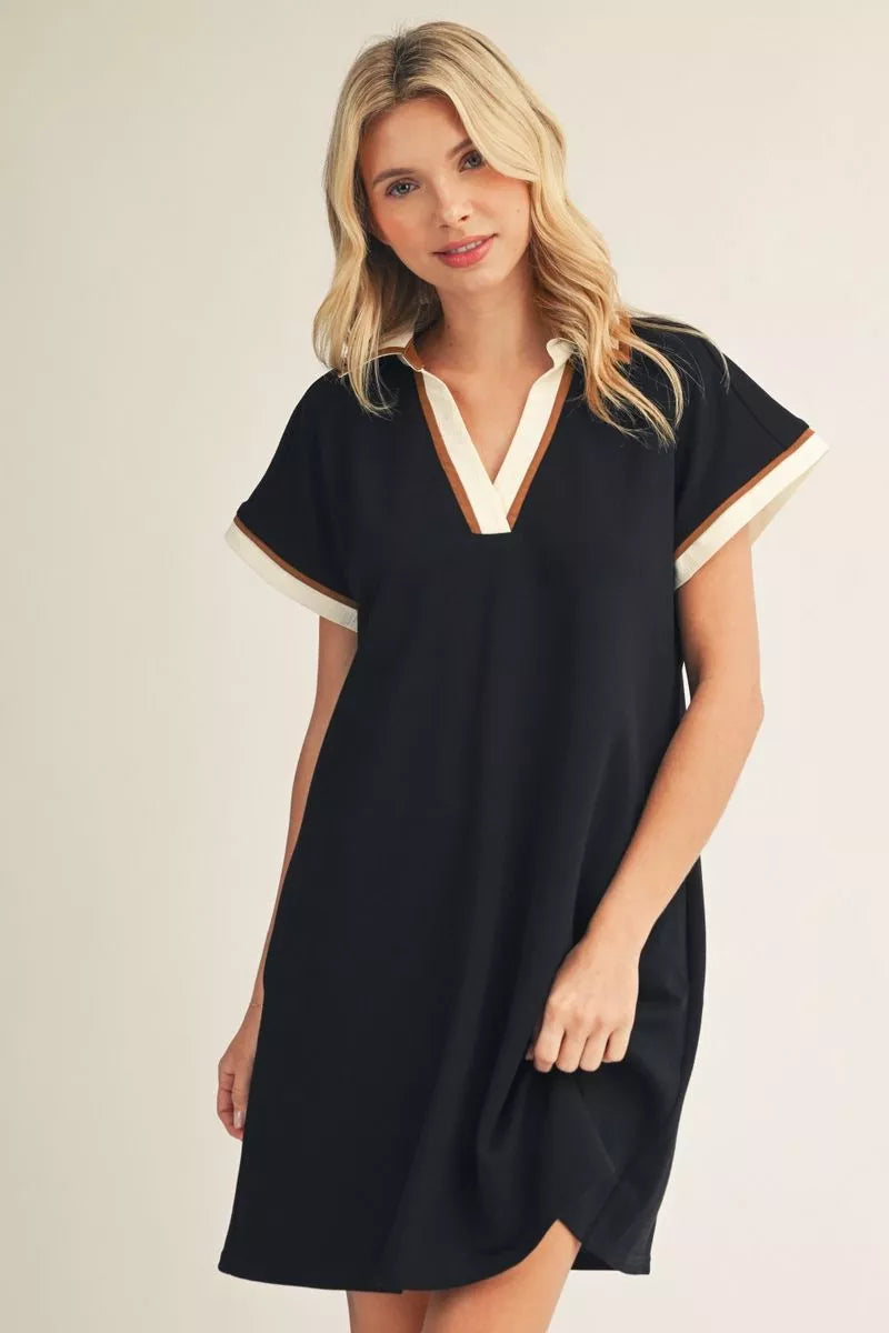 Harper Black Casual Dress