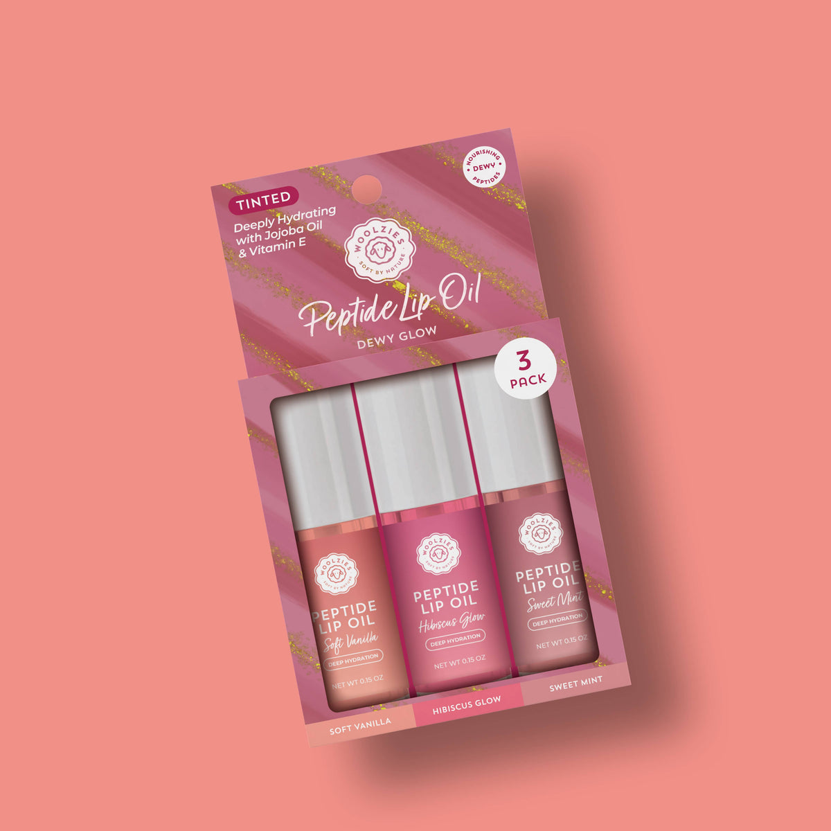 Woolzies Dewy Glow Lip Oil Trio  - The Attic Boutique
