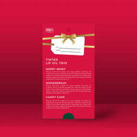 Woolzies Tinted Lip Oil Trio –  FA LA LA LA  - The Attic Boutique