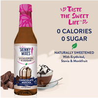 Jordan's Skinny Mixes Naturally Sweetened Chocolate Mocha Syrup - 375ml  - The Attic Boutique