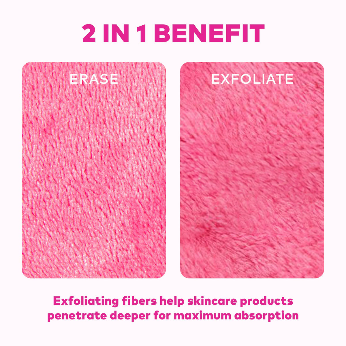 The Original MakeUp Eraser Pink MakeUp Eraser PRO  - The Attic Boutique