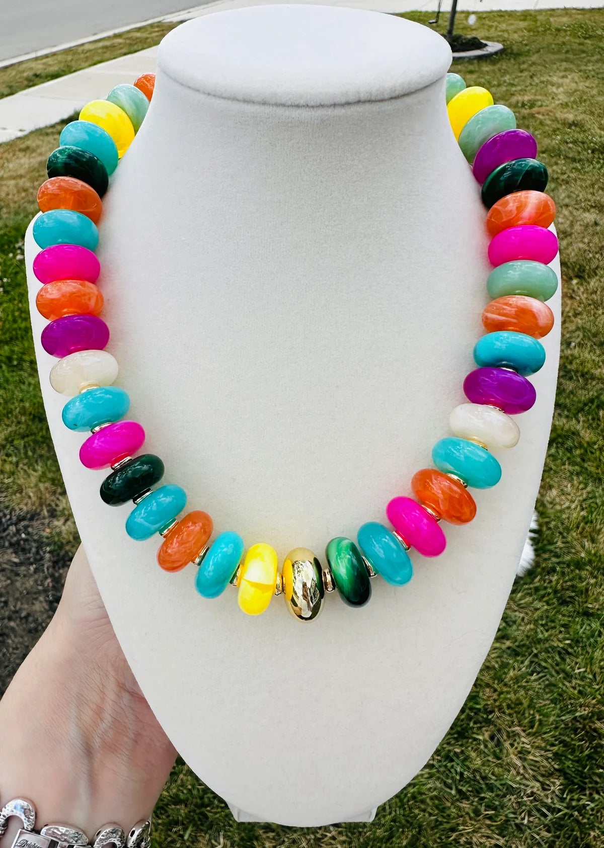 Confetti Colorful Beaded Necklace