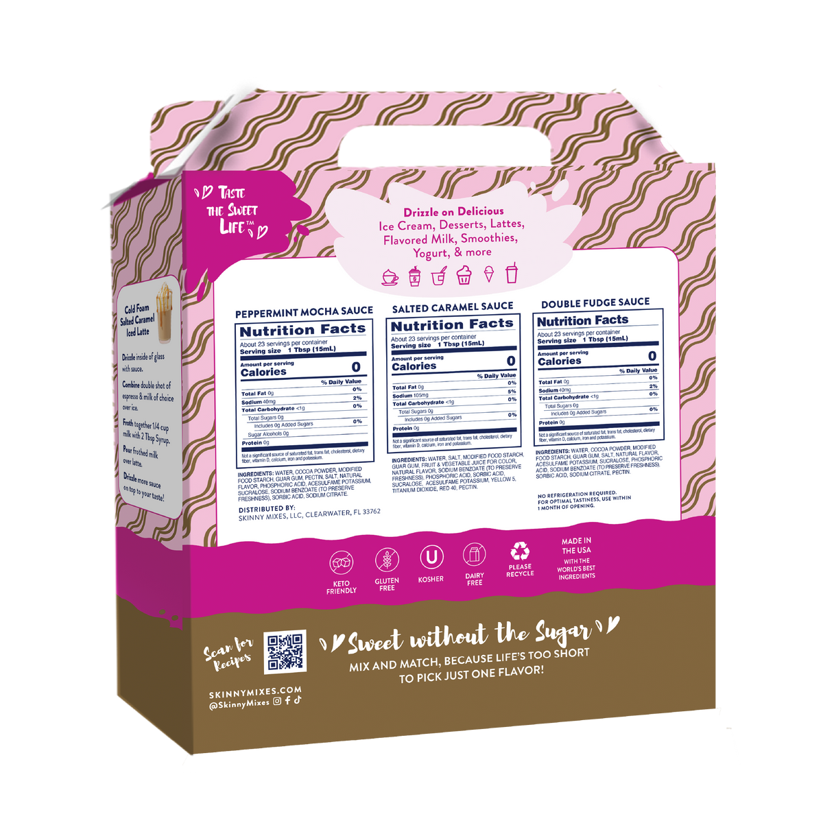 Jordan's Skinny Mixes Holiday Drizzle Sauce Trio  - The Attic Boutique