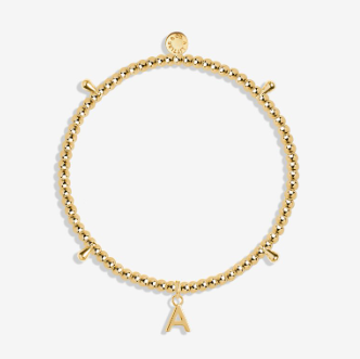 Katie Loxton Gold Initial Bracelet Jewelry - The Attic Boutique