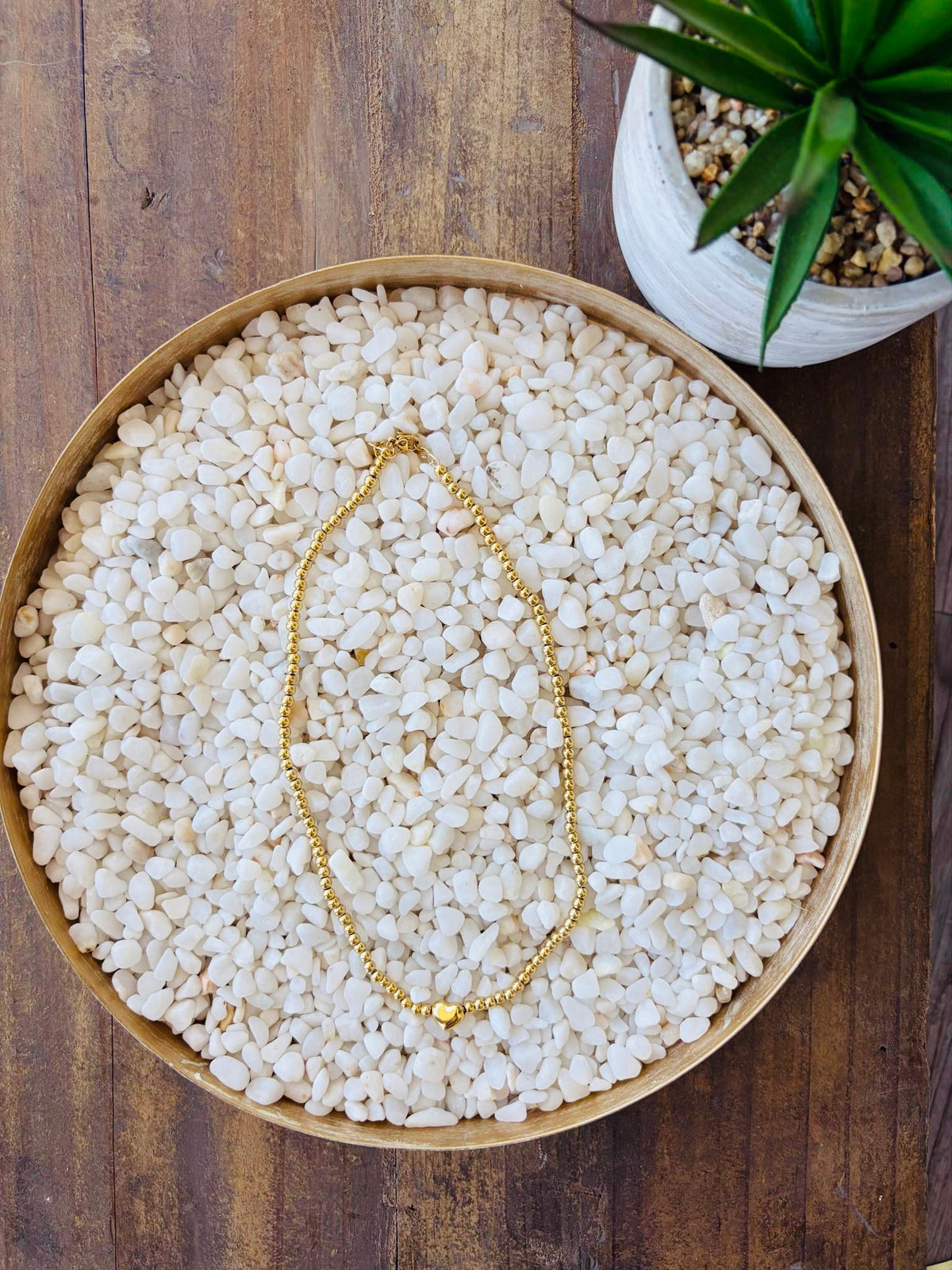 Eliana Gold Heart Chain Necklace