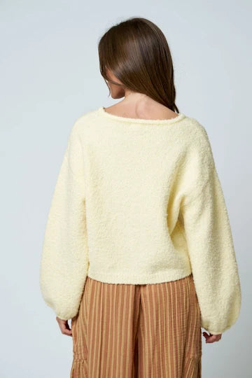 Karlee Sunshine Fuzzy Sweater