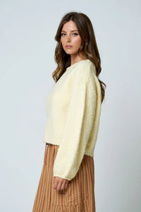 Karlee Sunshine Fuzzy Sweater