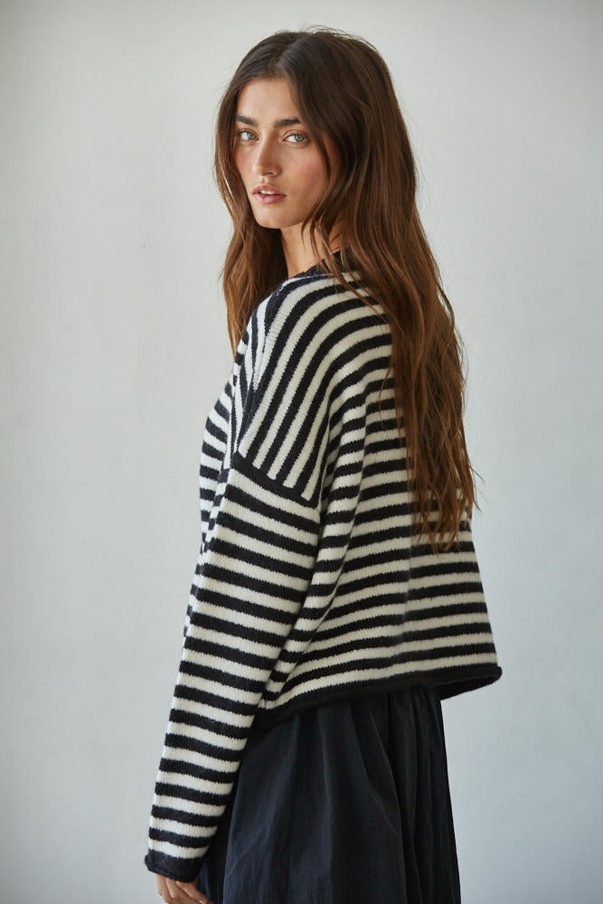 By Together Kelsey Black Cardigan  - The Attic Boutique