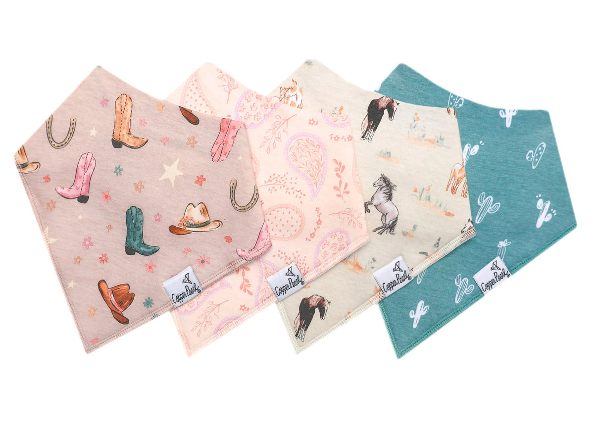 Copper Pearl Cheyenne Baby Bandana Bibs  - The Attic Boutique