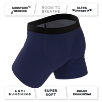 The Attic Boutique The Big Blue Navy Ball Hammock® Pouch Underwear With Fly Apparel & Accessories - The Attic Boutique