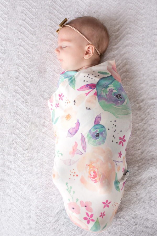 Copper Pearl Bloom Knit Swaddle Blanket  - The Attic Boutique