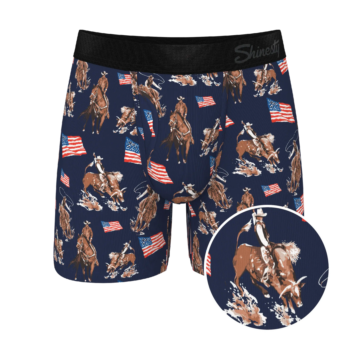 The Attic Boutique The Bootstraps & Chaps Americana Cowboy Ball Hammock® Pouch Underwear With Fly Apparel & Accessories - The Attic Boutique