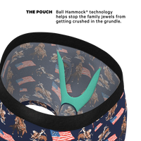 The Attic Boutique The Bootstraps & Chaps Americana Cowboy Ball Hammock® Pouch Underwear With Fly Apparel & Accessories - The Attic Boutique