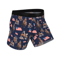 The Attic Boutique The Bootstraps & Chaps Americana Cowboy Ball Hammock® Pouch Underwear With Fly Apparel & Accessories - The Attic Boutique
