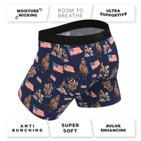 The Attic Boutique The Bootstraps & Chaps Americana Cowboy Ball Hammock® Pouch Underwear With Fly Apparel & Accessories - The Attic Boutique