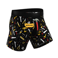 The Attic Boutique The Tool Belt Hammer and Tools Ball Hammock® Pouch Underwear With Fly  - The Attic Boutique