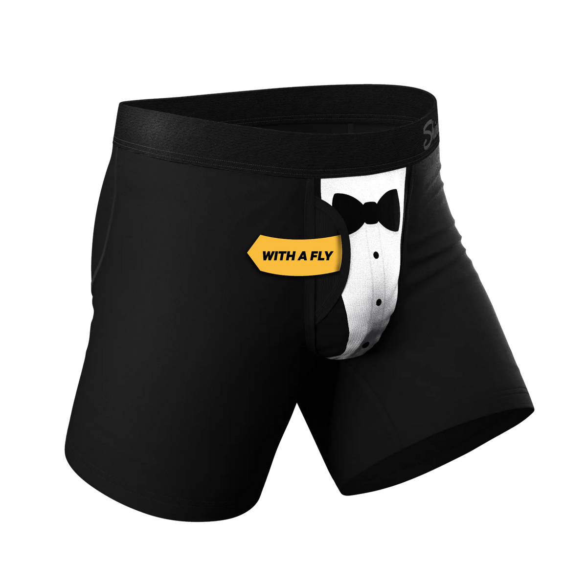 The Attic Boutique The 009 Black Tuxedo Ball Hammock® Pouch Underwear With Fly Apparel & Accessories - The Attic Boutique