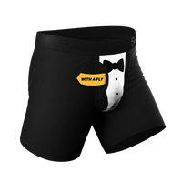 The Attic Boutique The 009 Black Tuxedo Ball Hammock® Pouch Underwear With Fly Apparel & Accessories - The Attic Boutique